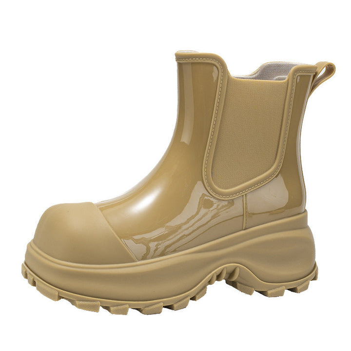 Emily | Effortless Lug Sole Platform Chelsea Ankle Boots