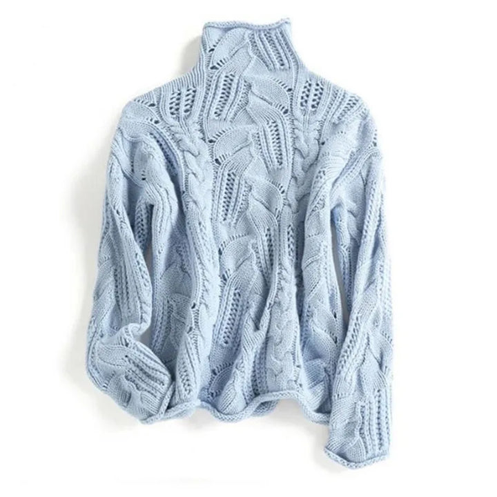 Emily | Graceful Cable Knit Turtleneck Sweater