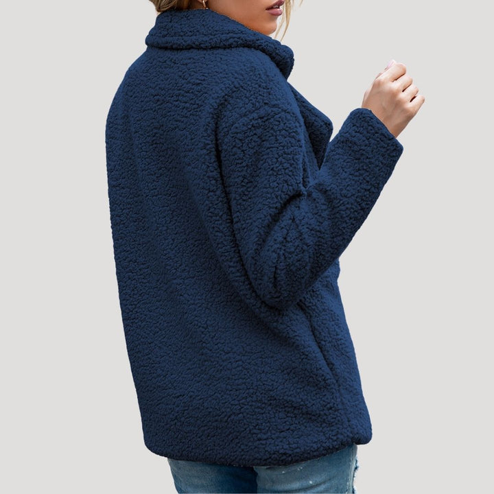 Emily | Polished Sherpa Jacket with Shawl Collar