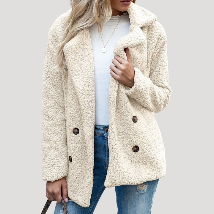 Emily | Polished Sherpa Jacket with Shawl Collar