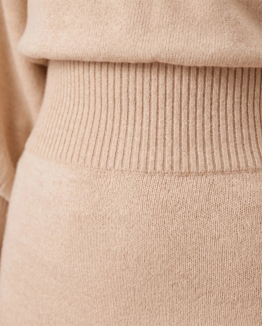 Frances | Classic Balloon Sleeve Turtleneck Midi Sweater Dress