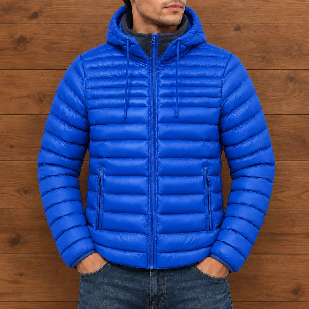 Gabriel | Sophisticated Hooded Puffer Jacket with Drawstring Hood