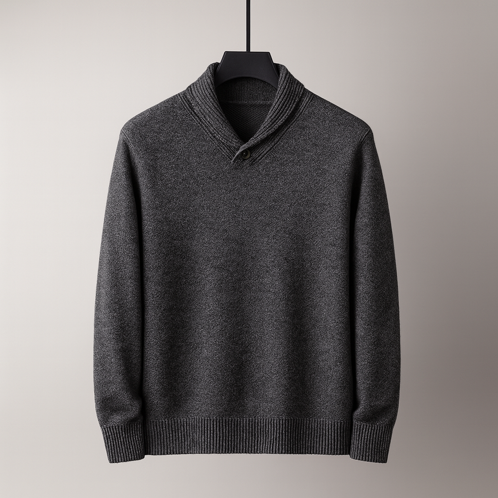 George | Shawl Collar Knit Pullover Mens Sweaters
