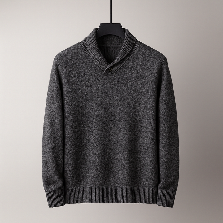George | Shawl Collar Knit Pullover Mens Sweaters