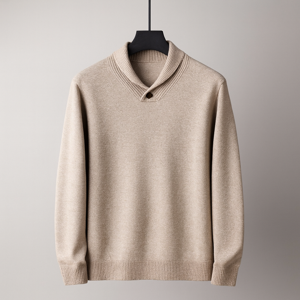 George | Shawl Collar Knit Pullover Mens Sweaters