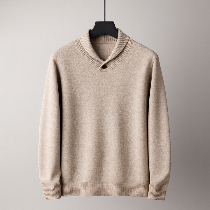 George | Shawl Collar Knit Pullover Mens Sweaters