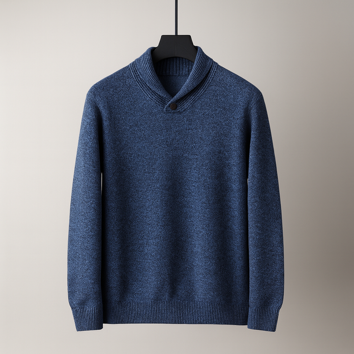 George | Shawl Collar Knit Pullover Mens Sweaters
