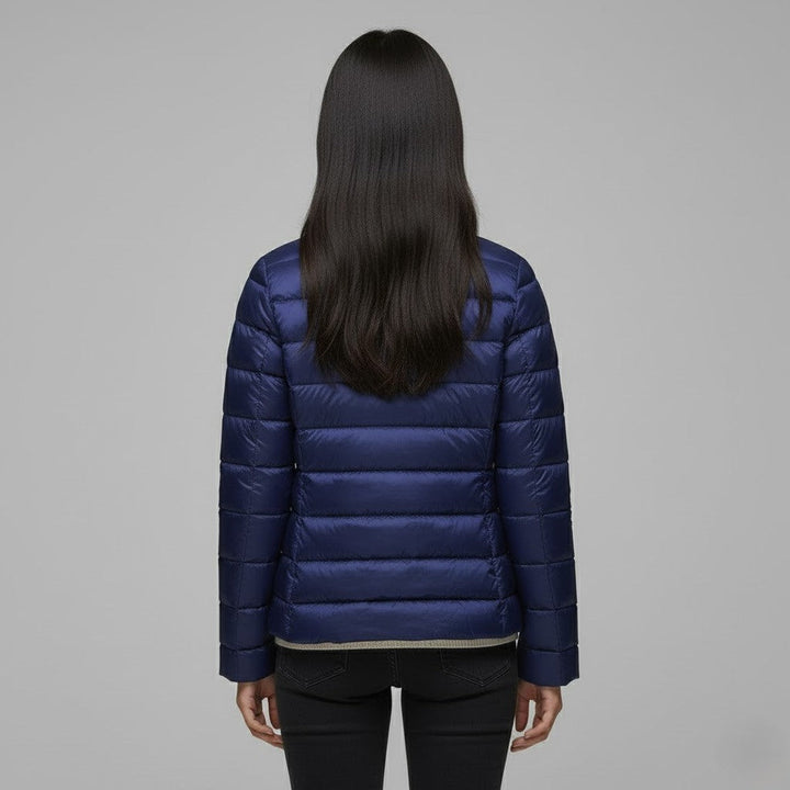 Gloria | Chic Quilted Hooded Zip Up Puffer Jacket