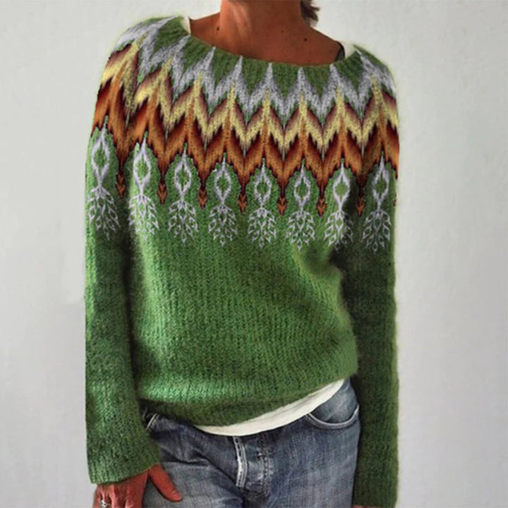 Gloria | Classic Fair Isle Christmas Sweater Women