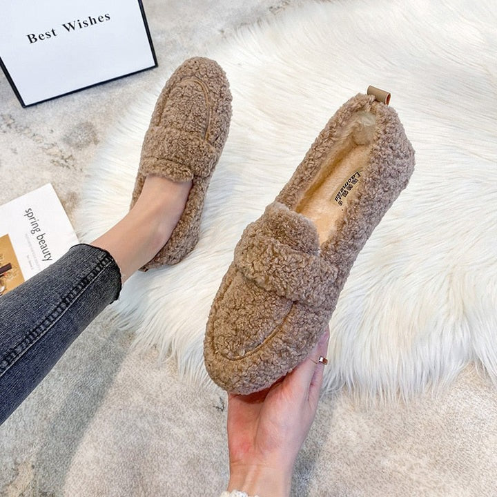 Hannah | Elegant Cozy Cushioned Loafer Slippers with Arch Support
