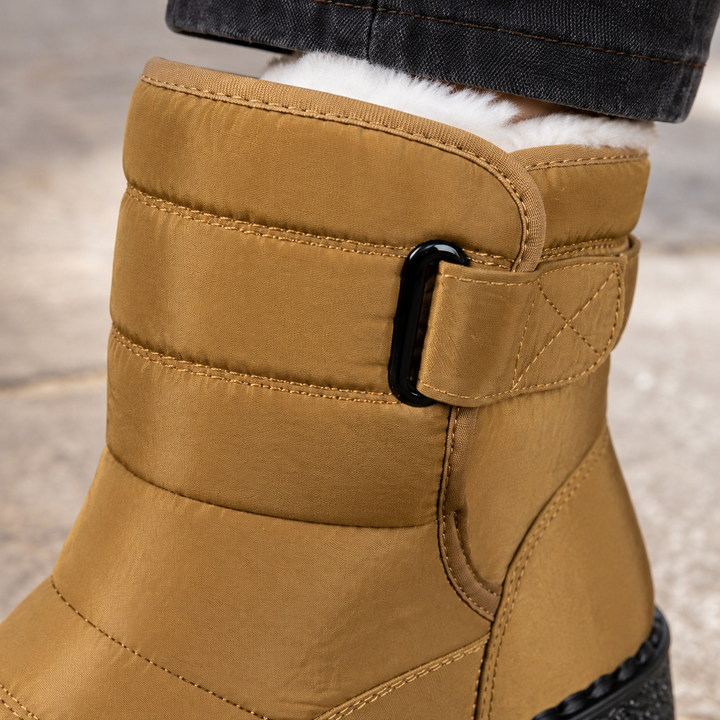 Hannah | Sophisticated Quilted Mid-Calf Winter Boots