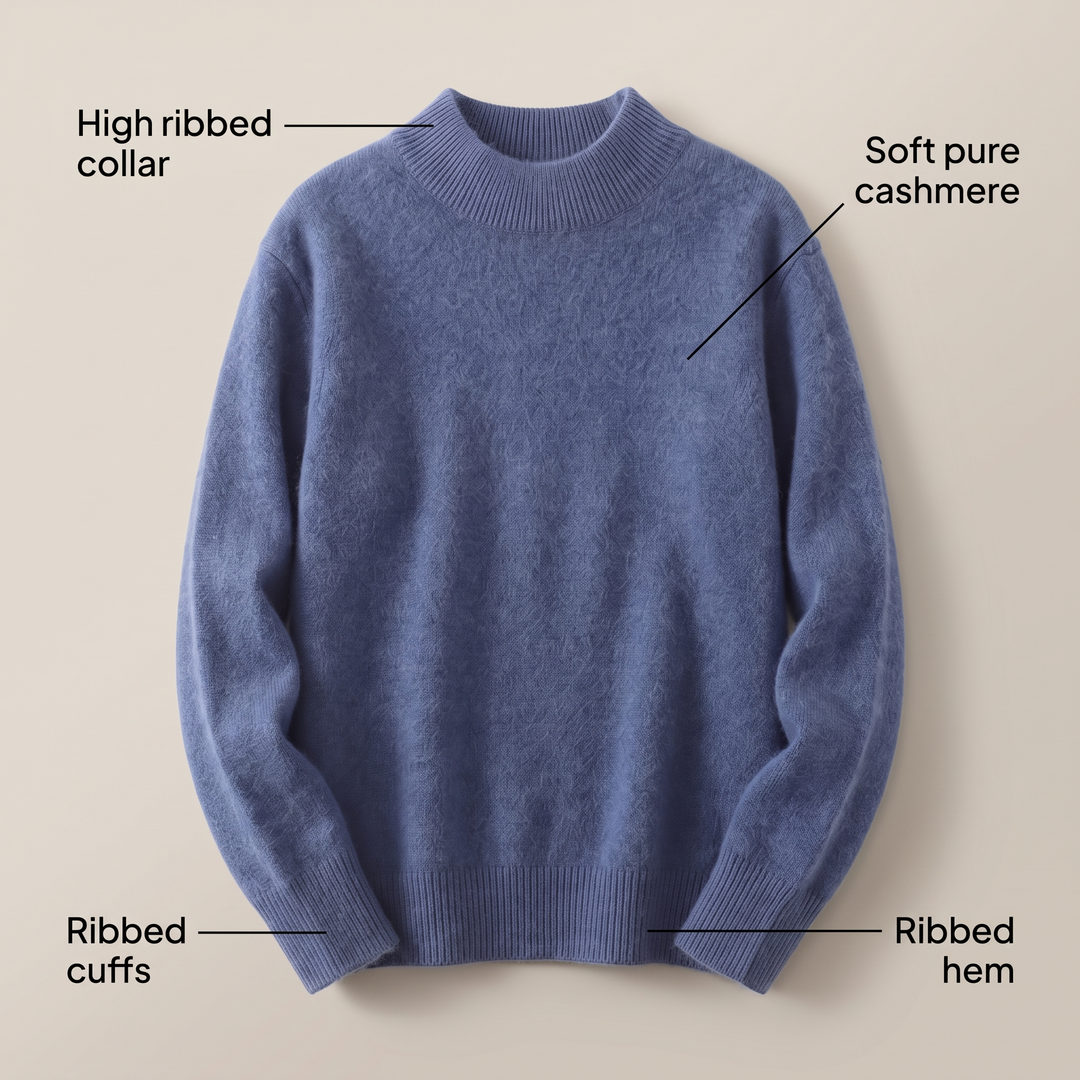 Hannah | Stylish Long Sleeve Knit Turtleneck Sweater