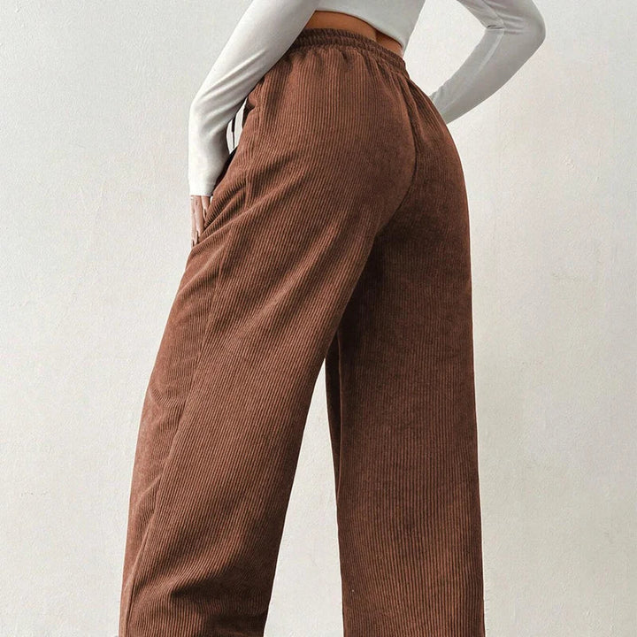 Heather | Cozy Wide Leg Sweatpants with Drawstring Waist
