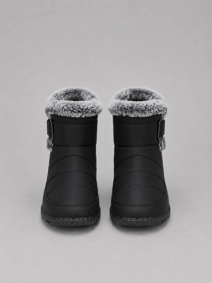 Isabella | Stylish Quilted Ankle Snow Boots Women