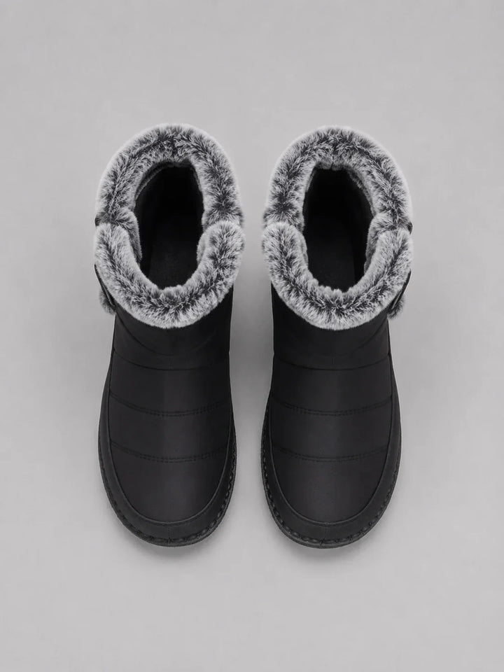 Isabella | Stylish Quilted Ankle Snow Boots Women