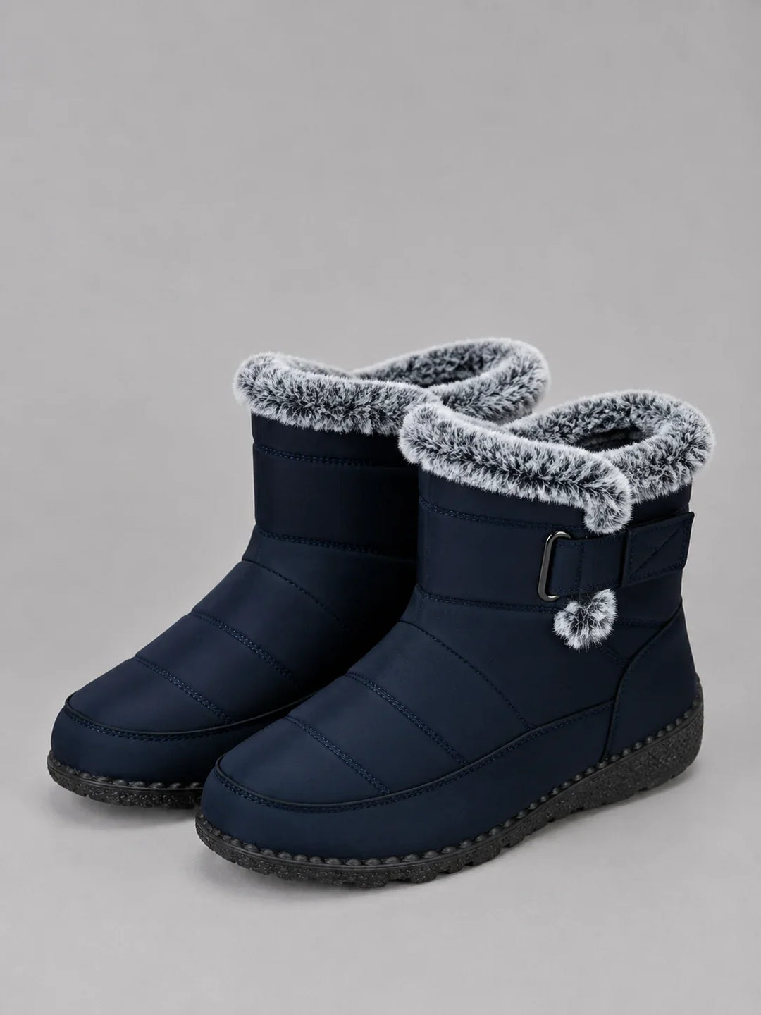 Isabella | Stylish Quilted Ankle Snow Boots Women