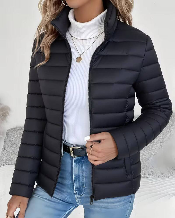 Isabella | Timeless High Collar Quilted Puffer Jacket