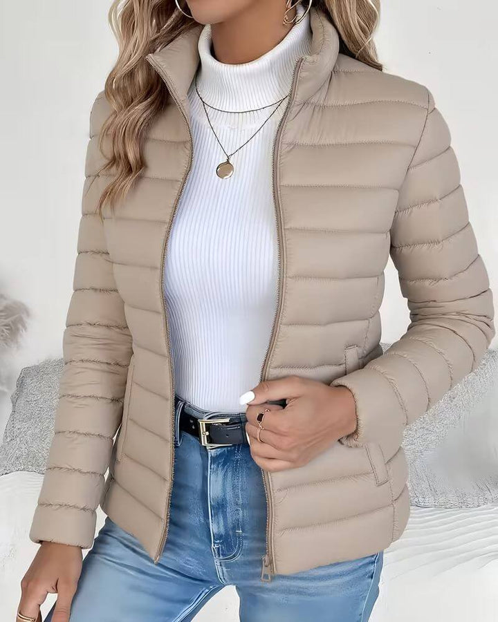 Isabella | Timeless High Collar Quilted Puffer Jacket