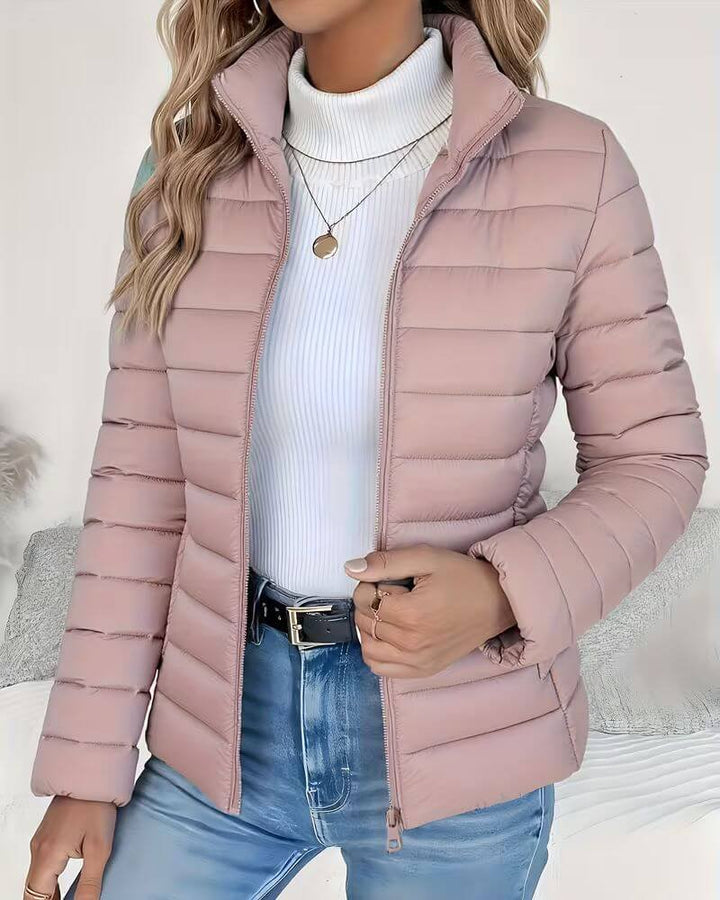 Isabella | Timeless High Collar Quilted Puffer Jacket