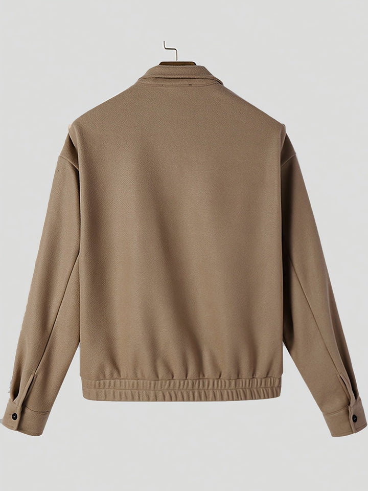 Jack | Elegant Button-Front Bomber Jacket