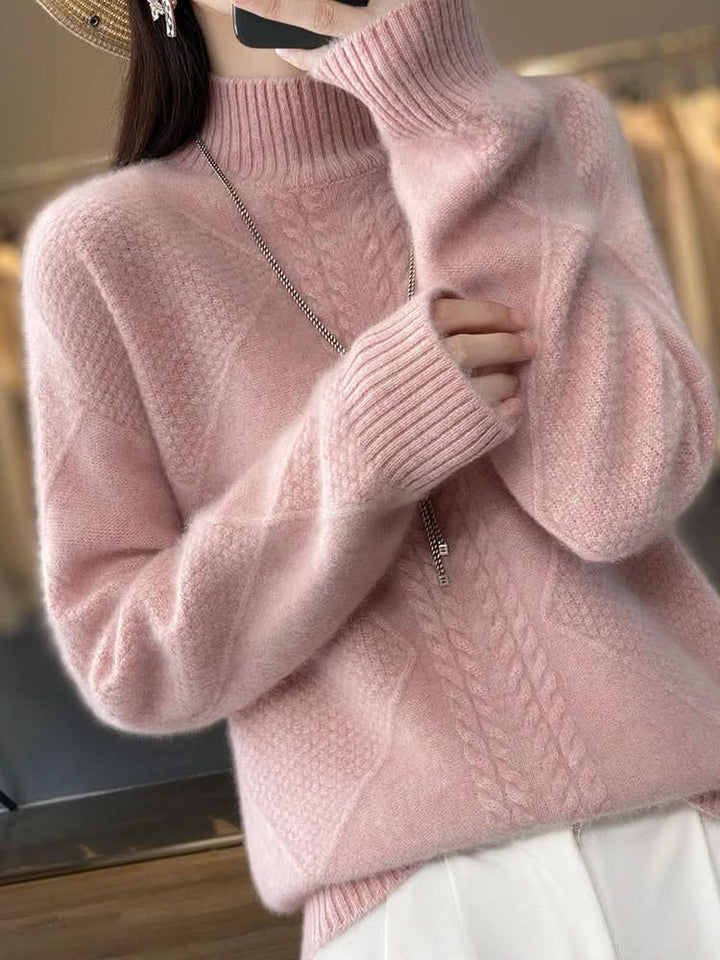 Janet | Effortless Cable Knit Turtleneck Sweater