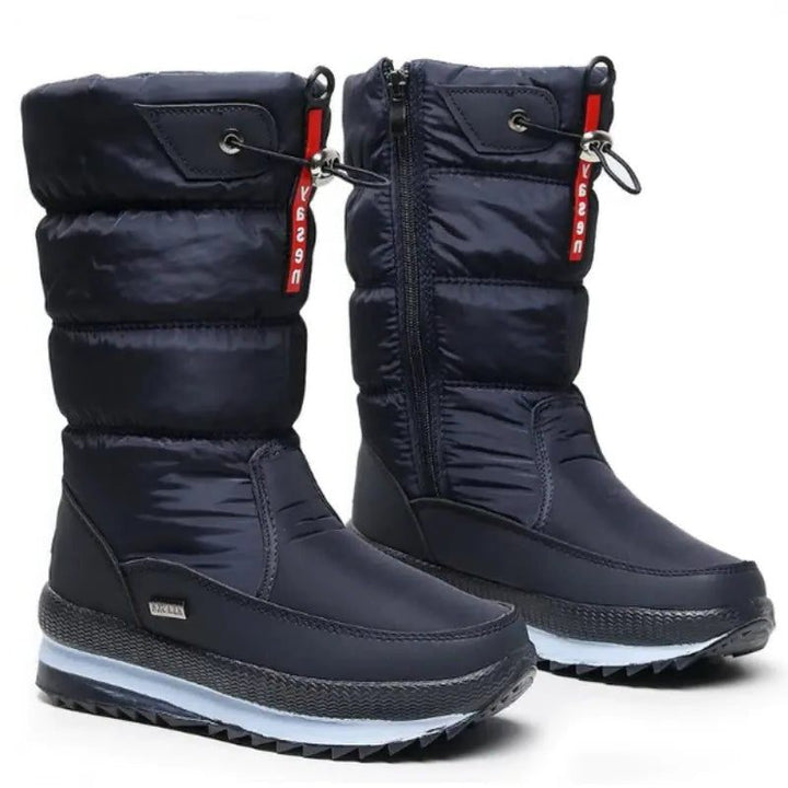 Janice | Cozy Mid Calf Puffer Snow Boots Women
