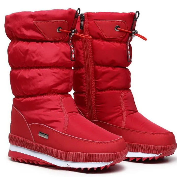 Janice | Cozy Mid Calf Puffer Snow Boots Women