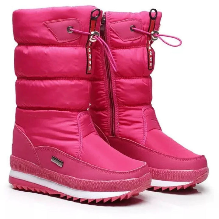 Janice | Cozy Mid Calf Puffer Snow Boots Women