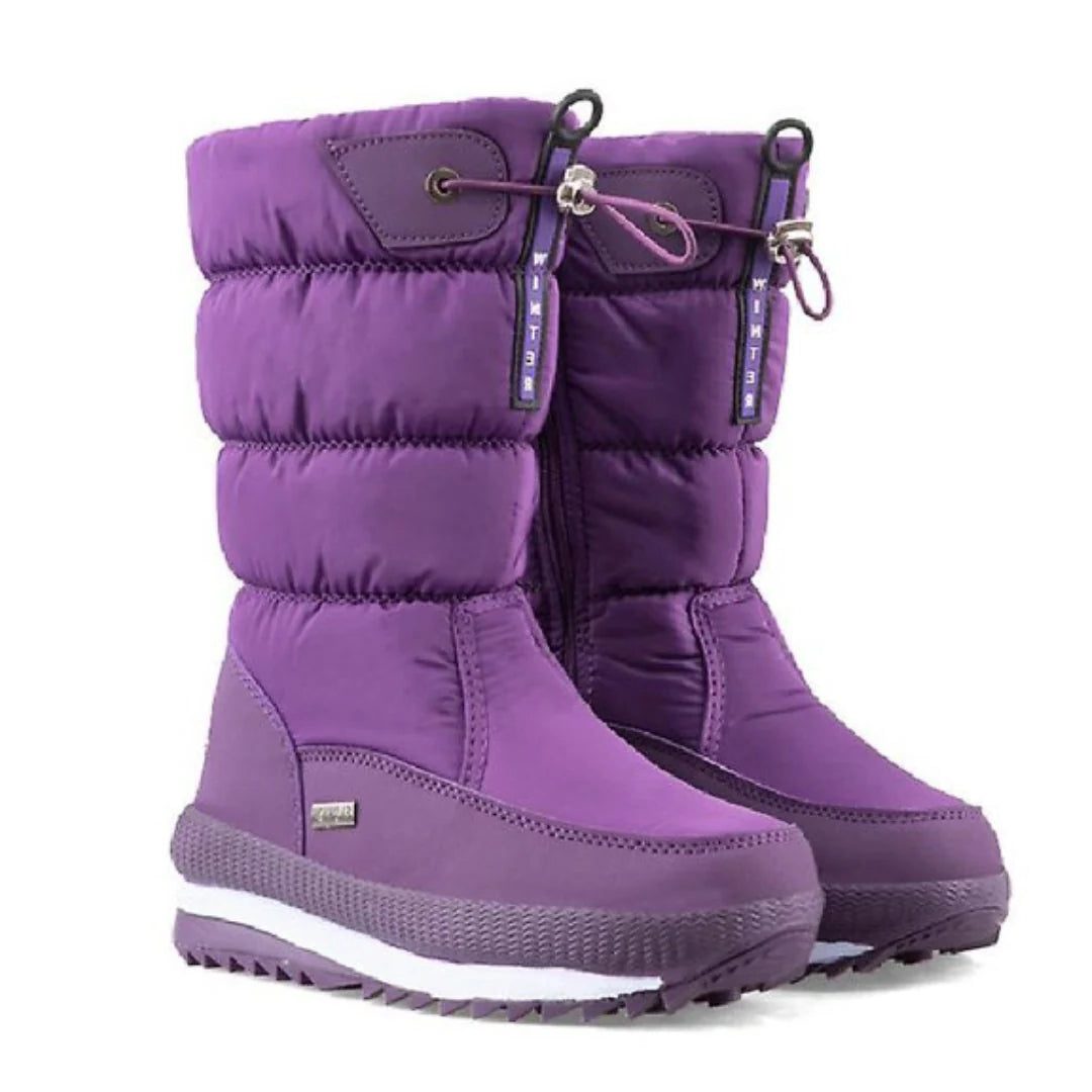 Janice | Cozy Mid Calf Puffer Snow Boots Women