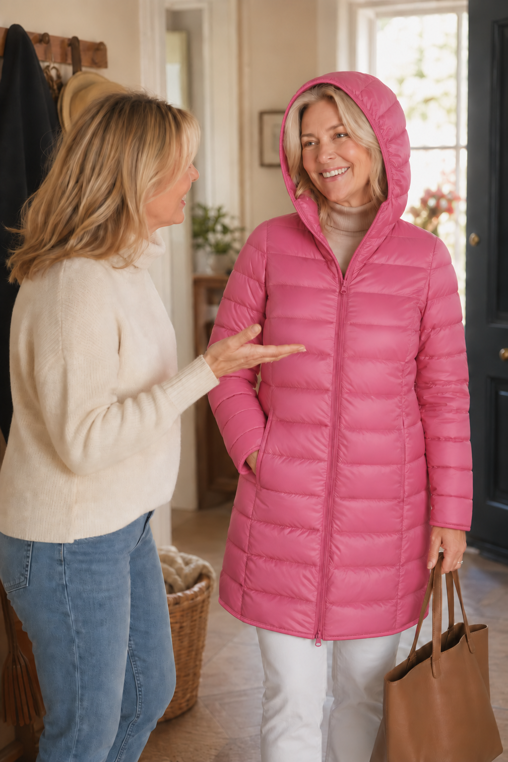 Jean | Long Hooded Quilted Puffer Jacket