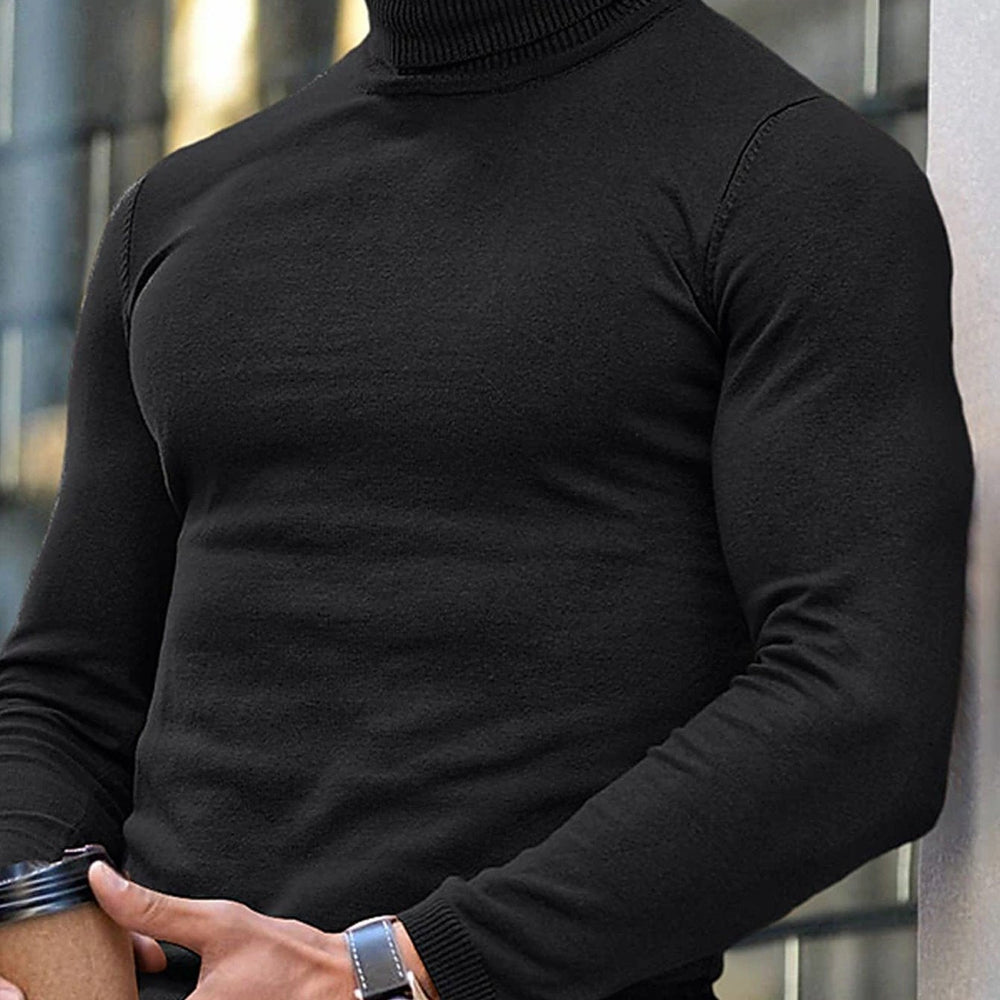 Jeffrey | Classic Ribbed Turtleneck Sweater