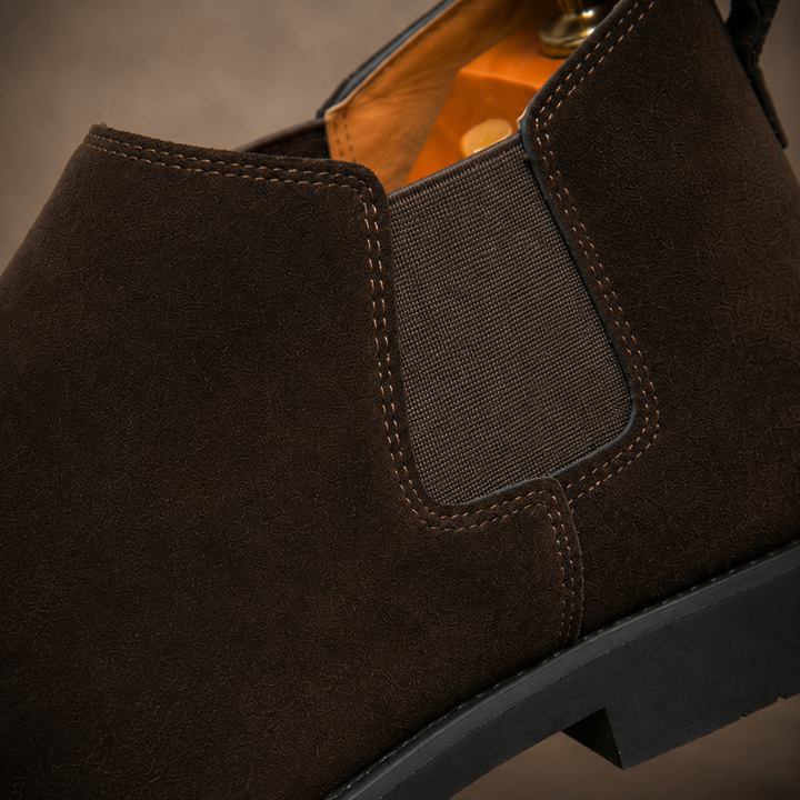 Jeremy | Stylish Slip-On Suede-Look Chelsea Boots