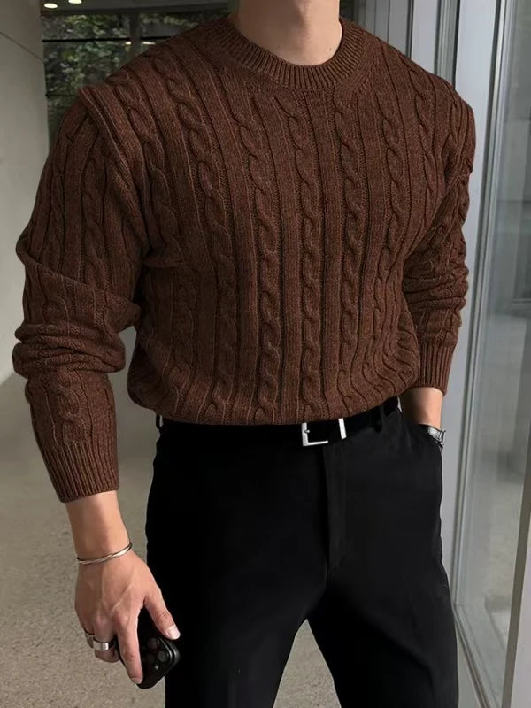 Jesse | Graceful Cable Knit Turtleneck Sweater