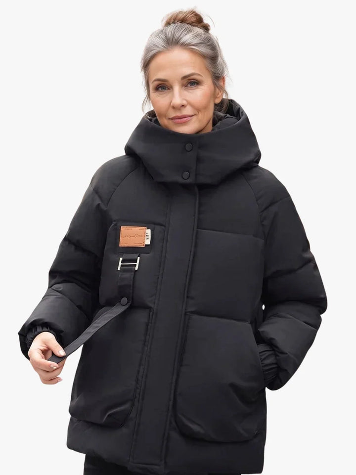 Jessica | Chic Oversized Quilted Hooded Puffer Jacket