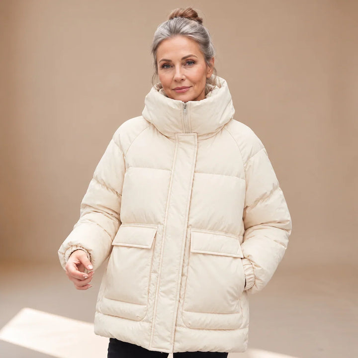 Jessica | Chic Oversized Quilted Hooded Puffer Jacket