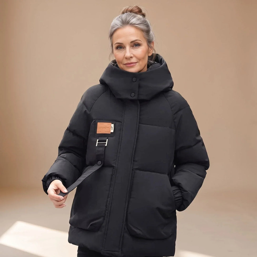Jessica | Chic Oversized Quilted Hooded Puffer Jacket