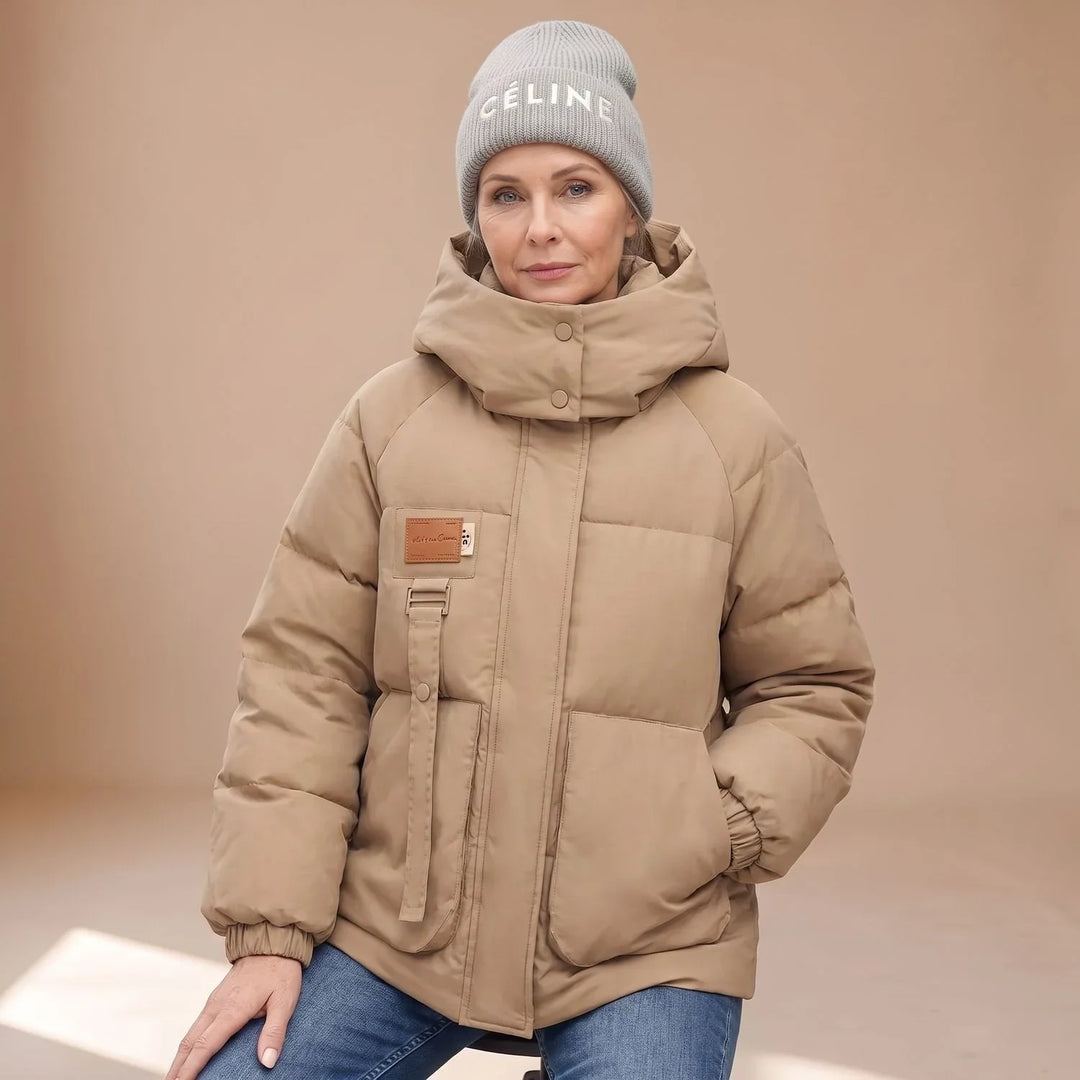 Jessica | Chic Oversized Quilted Hooded Puffer Jacket
