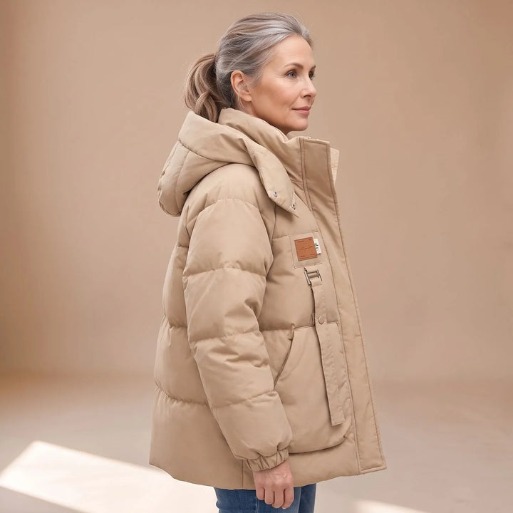 Jessica | Chic Oversized Quilted Hooded Puffer Jacket