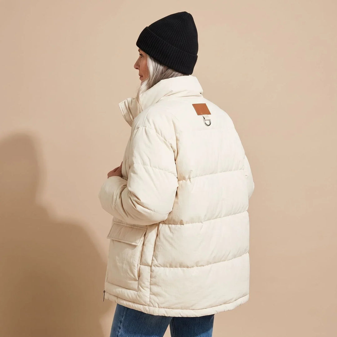 Jessica | Chic Oversized Quilted Hooded Puffer Jacket