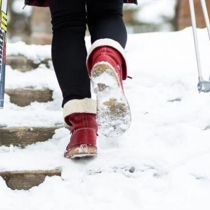 Jessica | Refined Shearling-Lined Lace-Up Snow Boots
