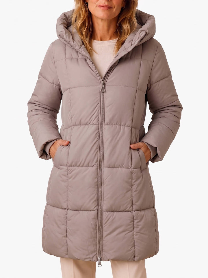 Jessica | Relaxed Hooded Long Puffer Jacket