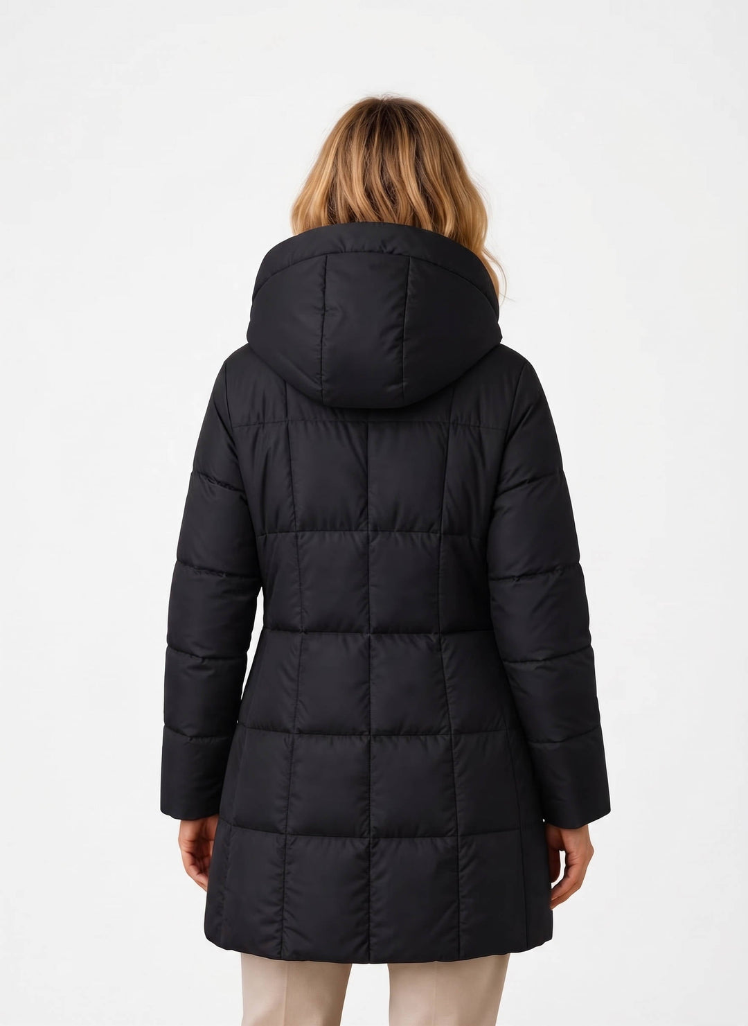 Jessica | Relaxed Hooded Long Puffer Jacket