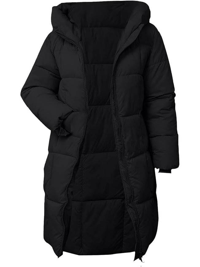Jessica | Relaxed Hooded Long Puffer Jacket