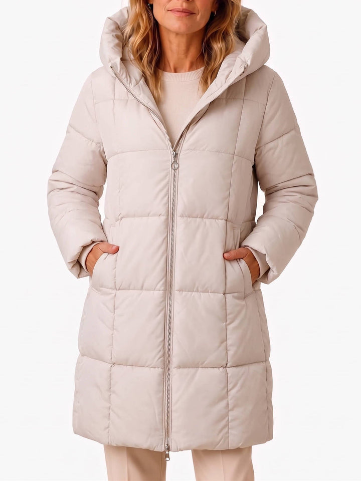 Jessica | Relaxed Hooded Long Puffer Jacket