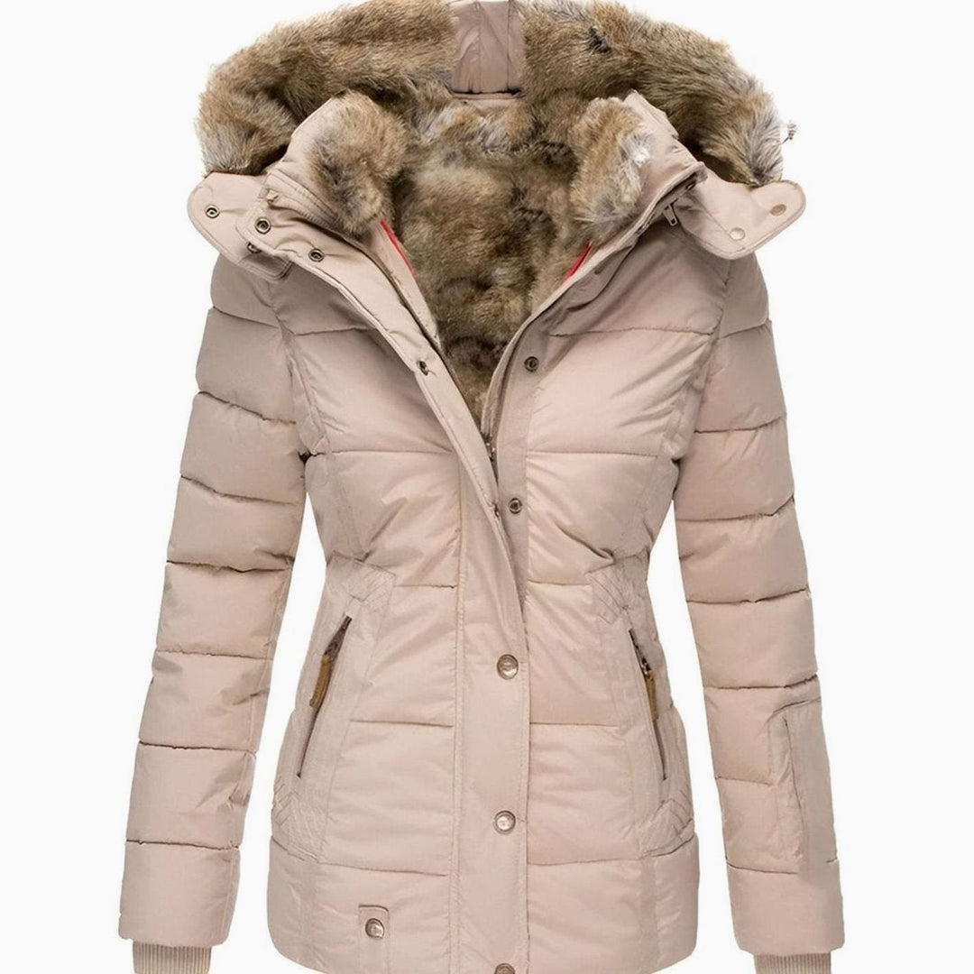 Jessica | Sophisticated Quilted Hooded Winter Puffer Jacket