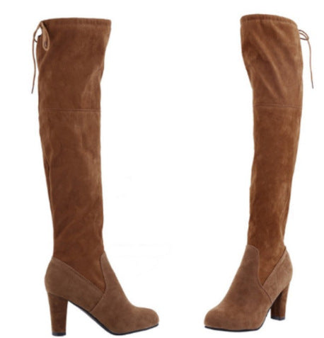 Jessica | Stylish Knee High Boots with Block Heel