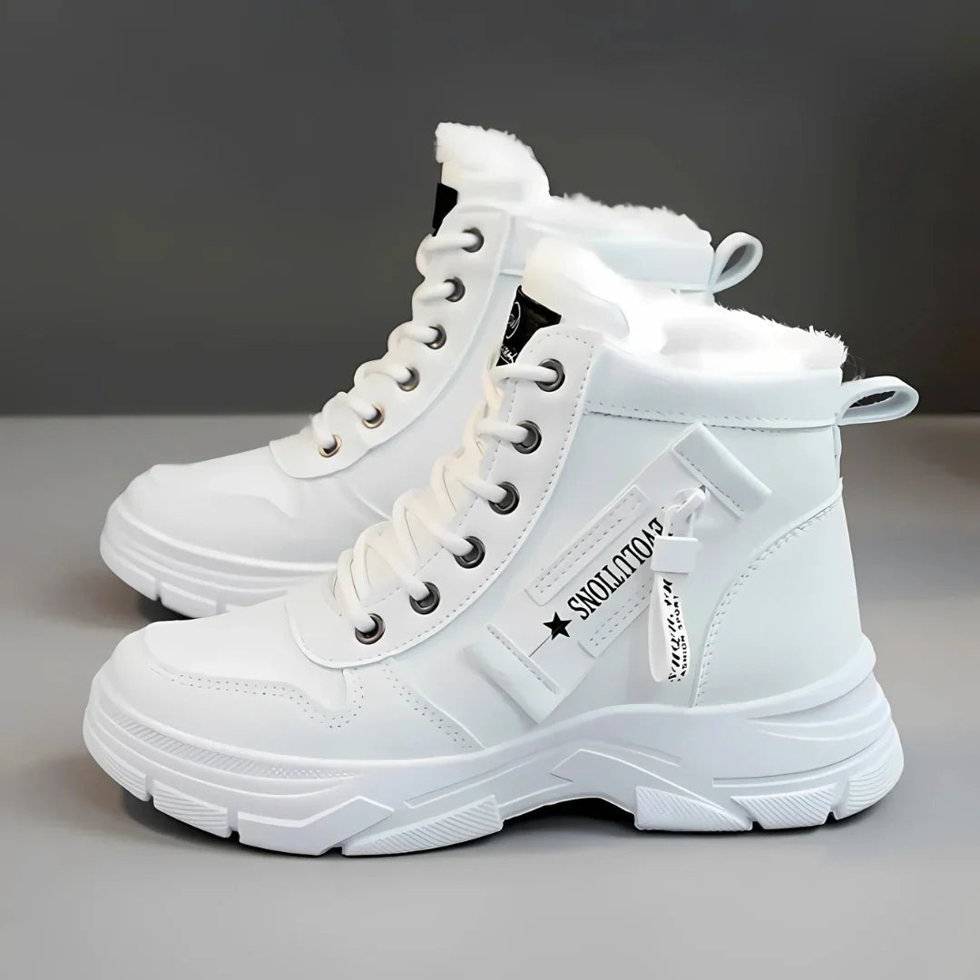 Joan | Classic Lace-Up Platform Snow Boots