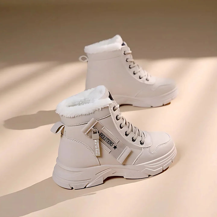 Joan | Classic Lace-Up Platform Snow Boots