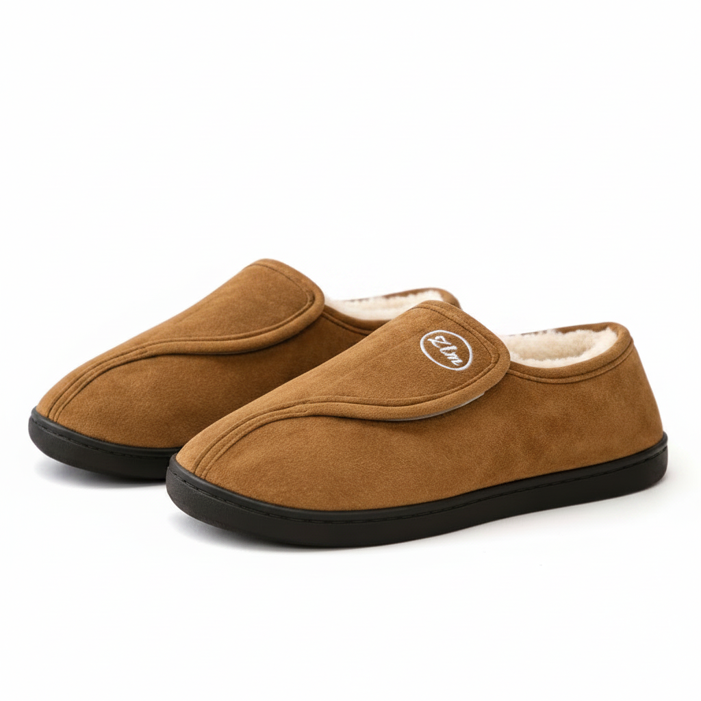 Joan | Effortless Plush-Lined Slip-On House Slippers