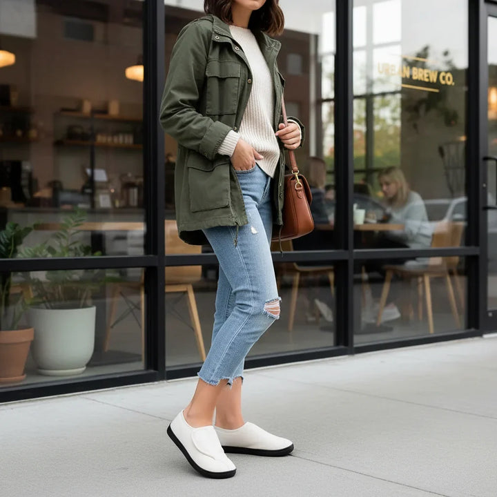 Joan | Effortless Plush-Lined Slip-On House Slippers